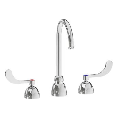 CHICAGO FAUCETS 786-GN6FC-317ABCP Widespread Handle Bathroom Faucet - Widespread Handle Bathroom Faucets