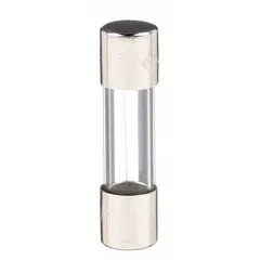 Fast-acting cylindrical fuse rated 1 A and 250 V AC, with a 1/4 in x 1 in body size. Provides overcurrent protection in industrial equipment, control panels, and power supplies where rapid response to short circuits is required to safeguard sensitive components.