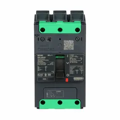 The SQUARE D BGL36040 is a 40A B-Frame molded case circuit breaker with a maximum AIR rating of 100kA at 240V AC. It features a fixed instantaneous trip, Everlink Lug connections on both ends, and ABC phase connection. This breaker is used for overcurrent protection in branch circuits and equipment in power distribution systems.