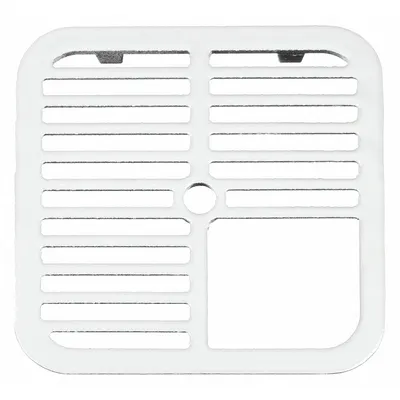 JAY R. SMITH MFG. CO Grid: Cast Iron, 9 3/4 in Overall Wd, 1 1/4 in Overall Ht, Unfinished - Grates for Floor Sinks