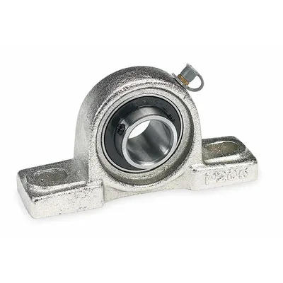 Dayton Pillow Block Bearing: 1 in Bore, Cast Iron, Set Screws, 1 7/16 in Shaft Ht - General Purpose Pillow Block Ball Bearings