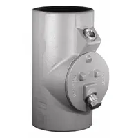 Sealing Fitting - Vertical: Aluminum, 3 1/2 in Trade Size, Female, 9 3/4 in Overall Lg (MPN EYDEF350AL)