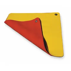 This self-sealing drain cover seal is made of polyurethane in orange/yellow. It measures 36 in L x 36 in W and fits drains up to 30 in L x 30 in W. Used to seal floor drains in industrial and maintenance settings to contain spills and prevent leaks.