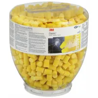 3M Ear Plug Dispenser Refill: Dispenser Refill, Cylinder, 29 dB NRR, Uncorded, Roll-Down, Disposable (MPN 391-1001)