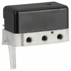 Damper actuator positioner for pneumatic actuators, compatible with JOHNSON CONTROLS model D-3244. Used in HVAC and industrial air-handling systems to modulate damper position for temperature and pressure regulation.