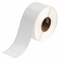 This rectangle-shaped label roll is made of cryogenic autoclavable polypropylene, available in 1 in x 2 in and 2 in x 1 in sizes. Designed for 50.0 mL vials or tubes, it withstands extreme temperatures and sterilization cycles. Requires J20-CMY ribbon and is compatible with BradyJET J2000 printer series.