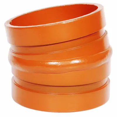 GRUVLOK 11 1/4° Grooved Pipe Elbow, 4 in x 4 in, Ductile Iron, 300 psi @ 150° F - Grooved Pipe Fittings