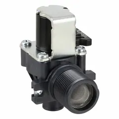 This water valve controls water flow into ice machines, regulating fill levels for ice production. It is a direct replacement component for HOSHIZAKI commercial ice makers, used in foodservice, hospitality, and industrial cooling applications.