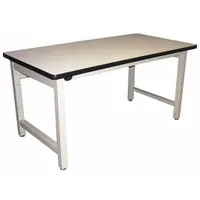 PRO-LINE Workbench: Adj Ht, Laminate, 72 in x 30 in, 5,000 lb Overall Load Capacity, Beige (MPN HD723030PL-H11)