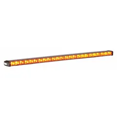 The FEDERAL SIGNAL HighLighter SL8S-A is an LED mini light bar with a permanent mount and bracket installation. It draws 4 A and connects via wire leads. The light bar offers 3 selectable flash patterns and is SAE Class 1 rated, suitable for emergency and warning vehicle applications.