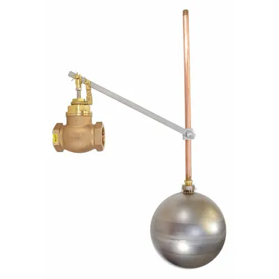 OEM Float Valve Assembly: For Water Media - General Service Float & Lever Valve Assemblies