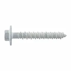This hex-head screw anchor is designed for fastening into concrete, block, or brick. It features a pointed tip for easy starting, a Stalgard® corrosion-resistant finish, and case-hardened steel construction. The anchor is removable and supplied in a 2,000-count pack.