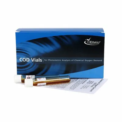 CHEMETRICS Water Quality Test Kit: Chemical Oxygen Demand, 0 to 150 ppm, 24 Tests - Water Quality Test Kits