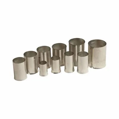 BURNDY Wire Ferrule: 3/0 AWG Max Wire Size, Holds 1 Wire, Bare - Non-Insulated Ferrules