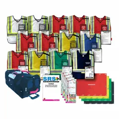 This EMT3® System rapid response kit is designed for incident and triage management in mass-casualty or disaster scenarios. It includes 50 All Risk® Pediatric Dual Wristband Triage Tags and is housed in a 15 in overall width rolling duffel for rapid deployment by emergency responders.