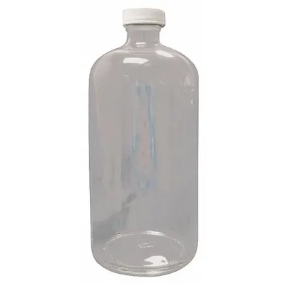 OEM Sampling Bottle: 4 L - Clear Narrow Mouth Round Glass Lab Bottles