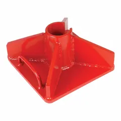 Collar and base attachment for hydraulic cylinders. Compatible with H10 model and 10-ton capacity. Overall length 9.06 inches. Provides a stable mounting surface for lifting and pressing operations.