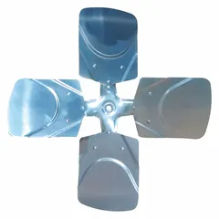 Replacement propeller for HVAC and refrigeration systems. Used in condensers, evaporators, and air-handling units for air movement and ventilation in commercial and industrial cooling applications.