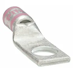 This one-hole compression lug is designed for terminating 1/0 AWG stranded copper wire to a stud or bus bar. Made of copper, it accommodates standard stranded wire types and provides a secure, low-resistance connection. Typical applications include industrial panel building, switchgear, and power distribution systems.