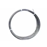 APPROVED VENDOR Wire Rope: Stainless Steel, 1 x 19, 30 lb Working Load Limit, 25 ft Overall Lg