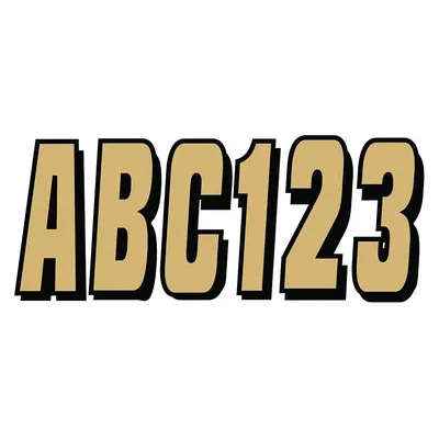 HARDLINE PRODUCTS Boat Registration Letters & Numbers