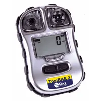 This single-gas detector from HONEYWELL RAE Systems is designed to detect hydrogen sulfide (H₂S) in industrial environments. It features a black housing, lithium battery chemistry, and an IP67 rating for protection against dust and water ingress. Supplied in a 10-pack, it is suitable for use in oil and gas, chemical processing, and wastewater treatment applications