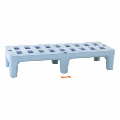 METRO Dunnage Rack: Assembled, 12 in x 22 in x 60 in, Polymer, 1,500 lb Load Capacity - Plastic Dunnage Racks