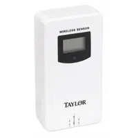 TAYLOR Wireless Remote Sensor: -4°F to 140°F /-20°C to 60°C, 200 ft Transmission, Battery (MPN 1739)