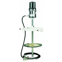 This grease dispensing piston drum pump is designed for transferring lubricants from drums in industrial maintenance, automotive shops, and manufacturing facilities. It features a steel suction tube and is suited for high-pressure grease delivery applications.