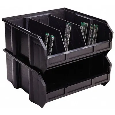 QUANTUM STORAGE SYSTEMS Bin Divider: 4 3/4 in x 2 7/8 in, Electrostatic Discharge Conductive - ESD Static-Control Hanging & Stacking Bin Dividers