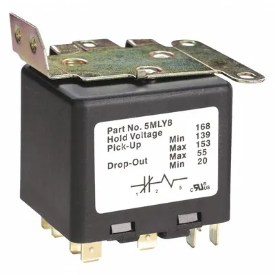 OEM Potential Relay: 139V AC to 153V AC Pick Up, 55V AC Drop Out, Any Position - Fixed-Potential Relay