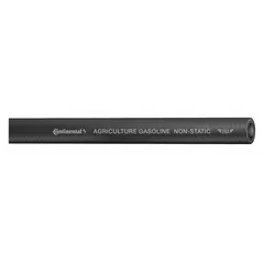 This nitrile bulk gasoline hose features a nitrile tube and cover, rated for 50 psi working pressure. It operates in a temperature range of -30° to 140°F. Suitable for transfer of gasoline and petroleum-based fuels in industrial applications such as tank-truck loading and fuel-dispensing systems.