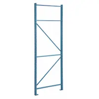 STEEL KING Upright Frame: Teardrop, 20 ft Overall Ht, 42 in x 3 in, Blue, Steel, 16 ga Upright Gauge (MPN RTFBP042240F01PB)