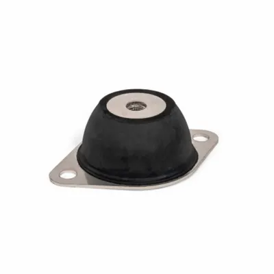 JW WINCO Flange-Mount Vibration Damper: GN 148.3, For Compression Load Type, Natural Rubber - Flange-Mount Female-Threaded Vibration Isolators