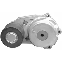 The DAYCO 89472 is a heavy-duty self-adjusting belt tensioner with a single pulley. It automatically maintains proper tension on serpentine or accessory drive belts, compensating for belt stretch and wear. Suitable for demanding applications in trucks, buses, and off-road equipment.