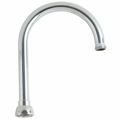 CHICAGO FAUCETS GN2AH8JKABCP Gooseneck Swivel Spout - Gooseneck Faucet Spouts