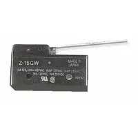 OMRON Snap Action Switch: Hinge Lever Actuator, 1NO/1NC, Solder (MPN Z-15GW)