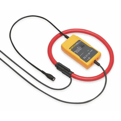FLUKE Current Clamp Probe: CAT III 600V, BNC, 6.5 in Jaw Opening, AC Current/AC Volt/DC Volt - Flexible Current Probes