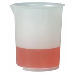 Tall Form Plastic Beaker Without Handles, 10,000 mL, Polypropylene, Translucent, Printed Graduations