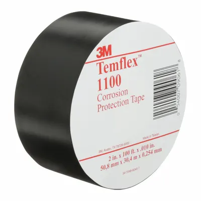 3M 1100 Series Vinyl Corrosion Protection Tape, 33 3/8 yd Length, 10 mil Thick - Corrosion Protection Electrical Tape