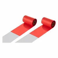 THERMAL TRANSFER RIBBON: Zebra, 2.36 in Ribbon Wd, 1,476 ft Ribbon Lg, 1 in Core Dia., Red (MPN RZ2361476WR-Tr-RED)