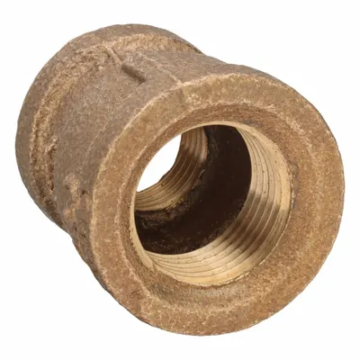 OEM Brass Pipe Straight, 3/8 in x 1/4 in, Class 125, 200 psi - Threaded Low-Pressure Pipe Fittings for Potable Water