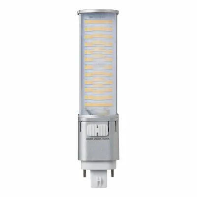 LIGHT EFFICIENT DESIGN Compact LED Lamp: Type A/B, 4-Pin (GX24q), PL Horizontal, LED - LED Hybrid (UL Type A/B) Plug-In Lamps