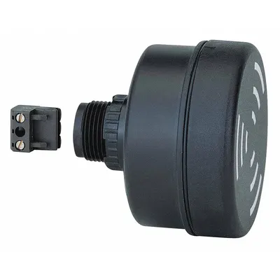 WERMA 11000075 Tone Alarm, 24V AC/DC, 0.08 W, 72 mm dia, Black - Tone Alarms