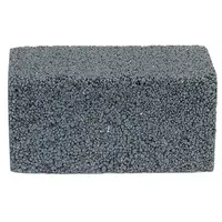 NORTON Floor Rubbing Brick: Plain, 4" L x 2" W x 2" H, Silicon Carbide, 24 Grit, 6 PK (MPN 61463653294)