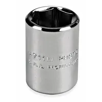 PROTO Socket: Metric, 1/4 in Drive Size, 7 mm Socket Size, 6-Point, Std, Chrome, Not Tether Capable (MPN J4707M)