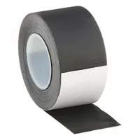 This UHMW slick surface tape consists of a 10 mil thick black elastomeric polyethylene film. It is 3 inches wide and 36 yards long. The tape provides a low-friction surface for reducing wear on chutes, conveyors, and guide rails in material handling and packaging applications