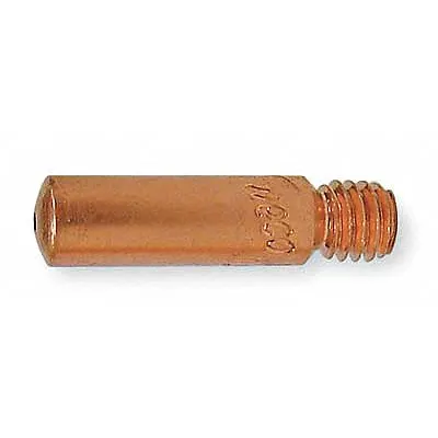 TWECO 11 Series Contact Tip, 0.04 in Wire, Threaded, Standard Duty, 25 Pack - 11 Series Contact Tips