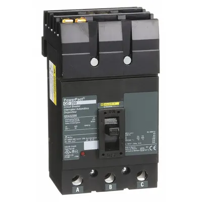 SQUARE D QDA32200 Molded Case Circuit Breaker - Square D Molded Case Circuit Breakers for I-Line Panelboards