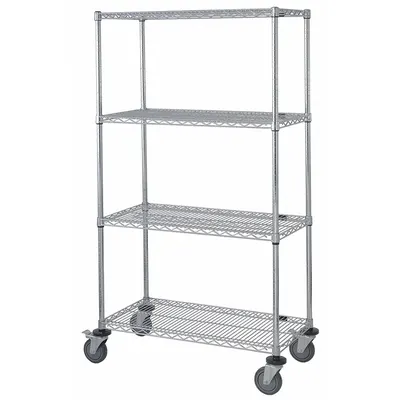 OEM Corrosion-Resistant Mobile Wire Shelving Unit - Corrosion-Resistant Mobile Wire Shelving for Harsh Environments